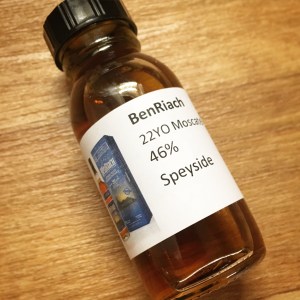 BenRiach 22yo Moscatel Sample