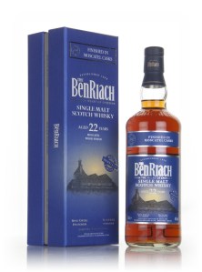 benriach 22 year old moscatel wood finish whisky