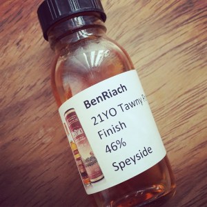 BenRiach 21yo Tawny Port Sample